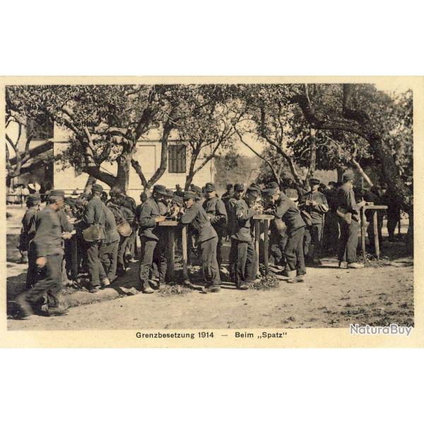 Carte Postale ancienne Militaire Suisse Occupation des frontires 1914