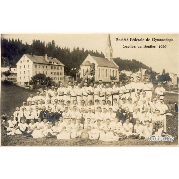 CPA Suisse Sport Socit Fdrale de Gymnastique Section du Sentier 1920