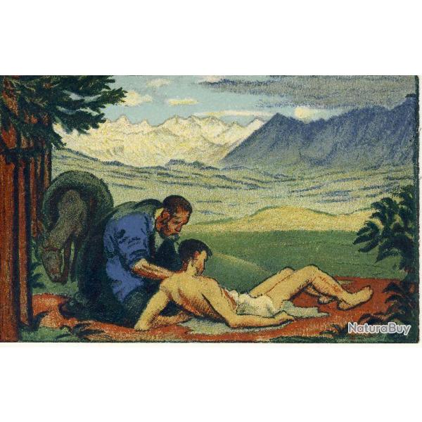 Entier postal CPA Croix Rouge Fte nationale Suisse 1917