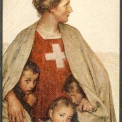 Entier postal CPA Croix Rouge Fête nationale Suisse 1917