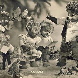 CP Animaux Hérison Hausmusik Chant Salzburg