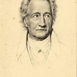 CPA illustrée Wolfgang Von GOETHE Poète allemand Allemagne Célébrité