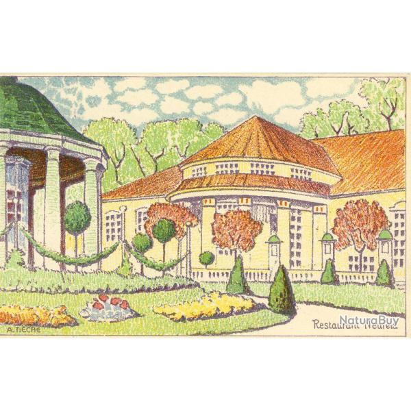 CPA illustre A. TIECHE Exposition Suisse Berne 1914  Ausstellung Neufeld