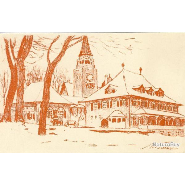 CPA illustre A. TIECHE Exposition Suisse Berne 1914  Ausstellung glise