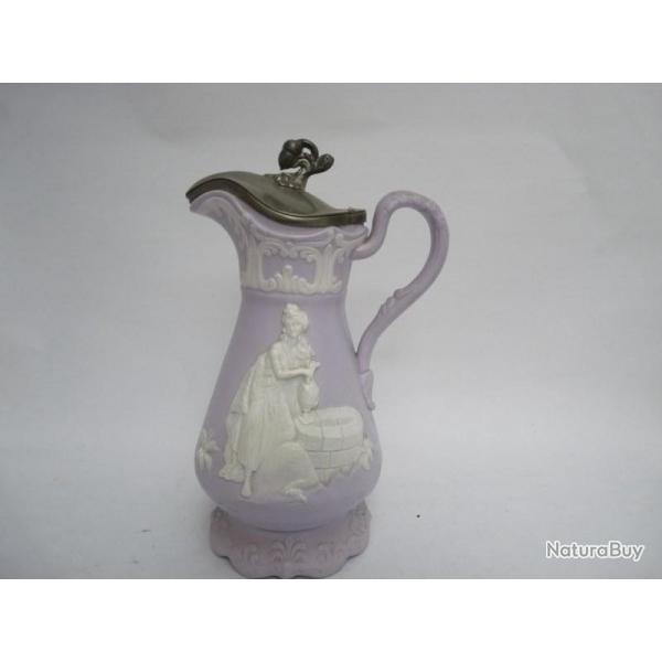 Pichet porcelaine Anglaise Samuel Alcock Wedgwood