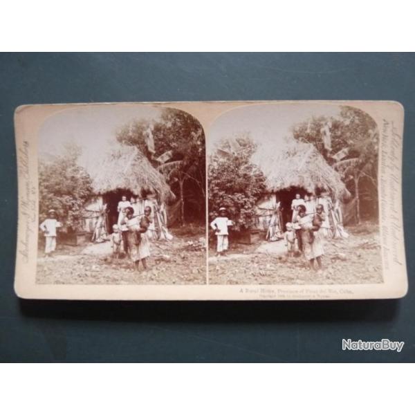 Photographie Photo Stereo Pinar del Rio Cuba Rural Home
