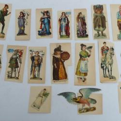 Ensemble 17 anciens chromos images enfants