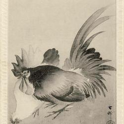 CPA Carte Postale illustrée Signe chinois Année du COQ