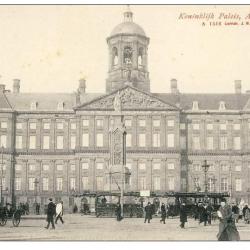 CPA Amsterdam Koninklijk Paleis animé