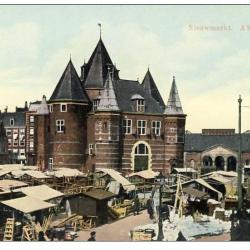 CPA Amsterdam Nieuw markt Marché