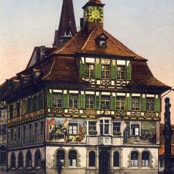 CPA Suisse THURGOVIE Steinegg Hüttwilen Rathaus Hôtel de ville