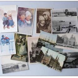 Lot de 13 CP PAYS-BAS costume illustrée Hollande