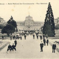 CPA 76 SEINE MARITIME St MAURICE Asile National des convalescents animé