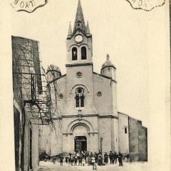 CPA 84 VAUCLUSE Mondragon Le Vaucluse illustré Église 1915 rare