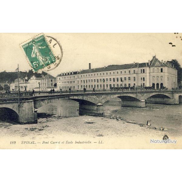CPA 88 VOSGES pinal Pont Carnot et cole Industrielle