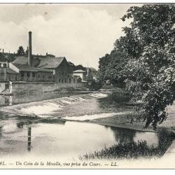 CPA 88 VOSGES ÉPINAL Un coin de Moselle prise du Cours