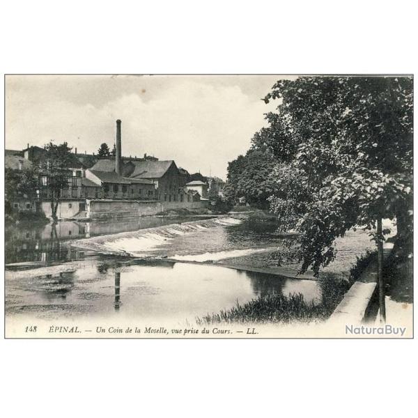 CPA 88 VOSGES PINAL Un coin de Moselle prise du Cours