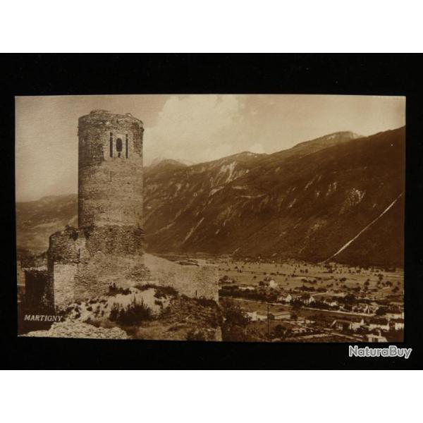 CPA Suisse VALAIS Martigny Chteau La Batiaz