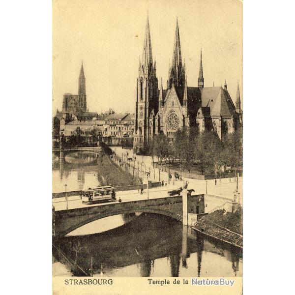 CPA 67 BAS RHIN STRASBOURG Temple Garnison Cathdrale