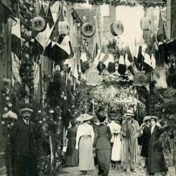 CPA 45 LOIRET GIEN Fête Comice Agricole 1913 animé