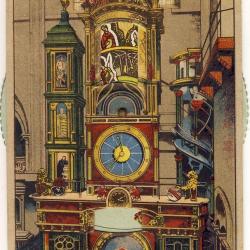 CPA 67 BAS RHIN Strasbourg L'horloge astronomique Carte à système
