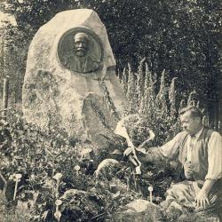 CPA 68 HAUT RHIN Le Hohneck Frontière d'Alsace Statue