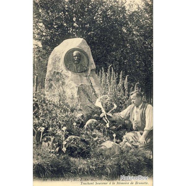 CPA 68 HAUT RHIN Le Hohneck Frontire d'Alsace Statue