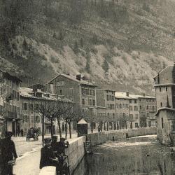 CPA 39 JURA MOREZ du JURA La rue des jardins Trébarce
