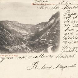 CPA 39 JURA Morez entrée de Morez Le Haut 1902