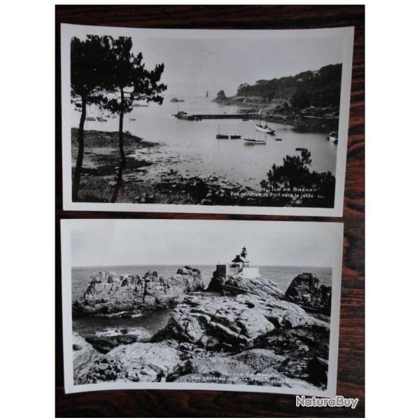 2 CP 22 Cte d'Armor Ile de Brhat Le Phare Les Rochers