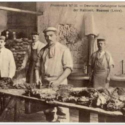 CPA 42 Loire Roanne prisonniers Guerre Frankreich n°32