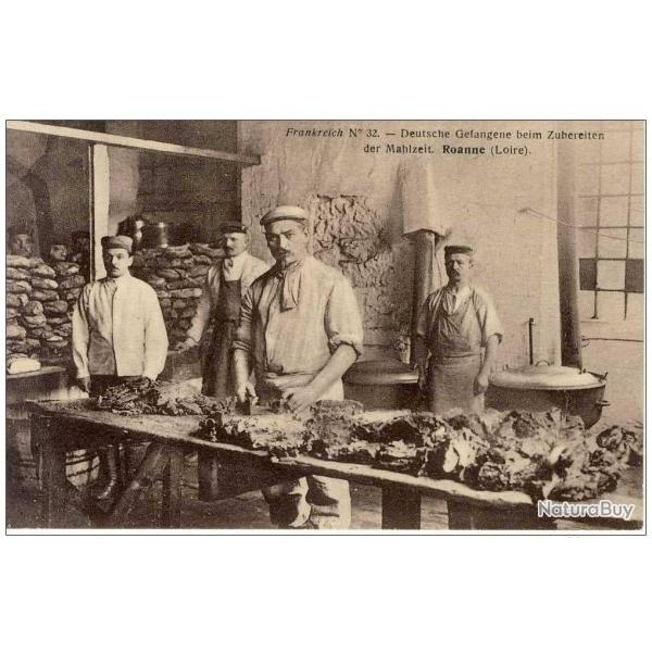 CPA 42 Loire Roanne prisonniers Guerre Frankreich n32