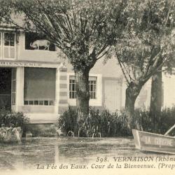 CPA 69 Rhône Vernaison La Fée des Eaux Restaurant 1914