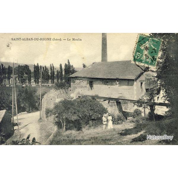 CPA 69 Rhne Saint Alban du Rhne Le Moulin 1916