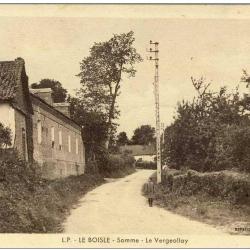 CPA 80 SOMME LE BOISLE Le Vergeollay