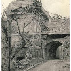 CPA 80 SOMME Montdidier Palais de justice détruit 1919