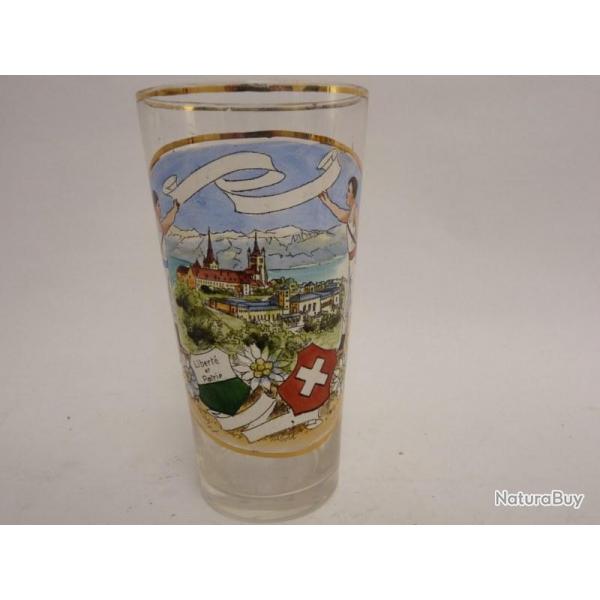Verre souvenir maill Suisse
