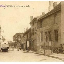 CPA 71 SAONE ET LOIRE CUISERY Rue de la Poste