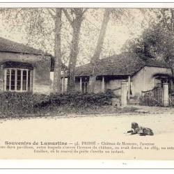 CPA 71 SAONE ET LOIRE Prissé Lamartine Château Monceau