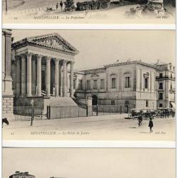 Lot de 16 CPA 34 HERAULT MONTPELLIER ville