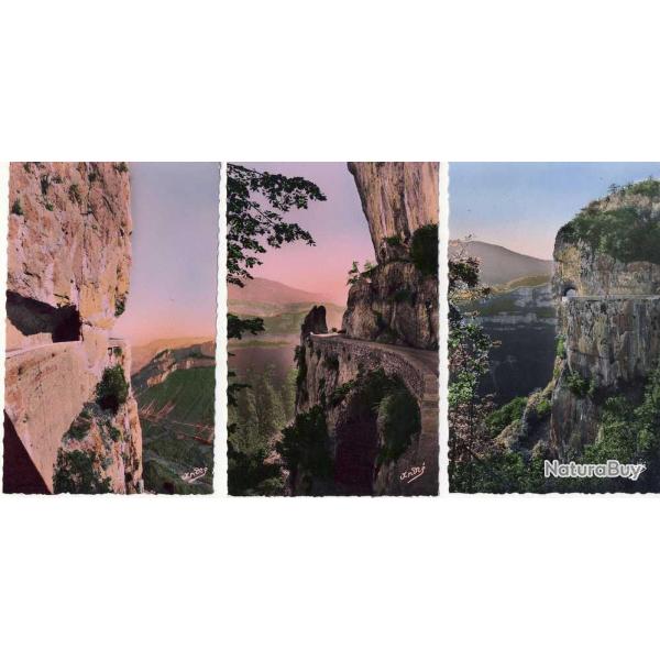 Lot de 6 CP 38 ISERE 26 DROME PONT EN ROYANS Vercors