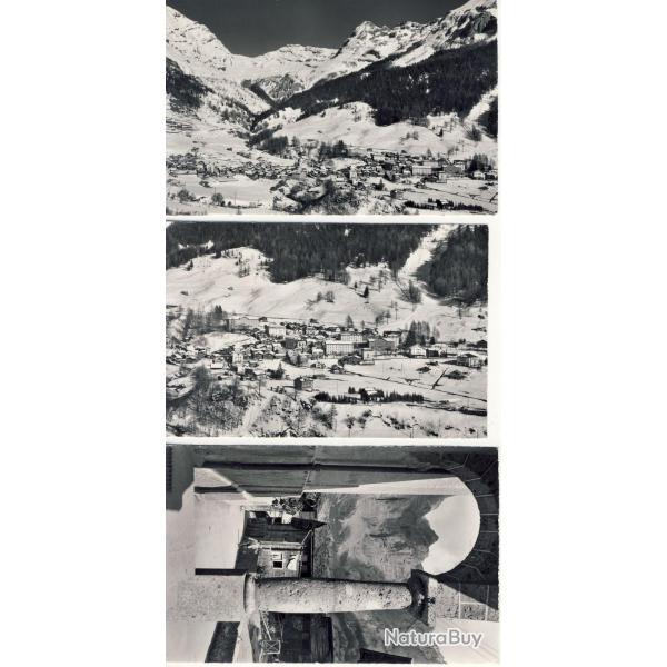 CPA SUISSE Valais Lot de 3 CPA Leukerbad