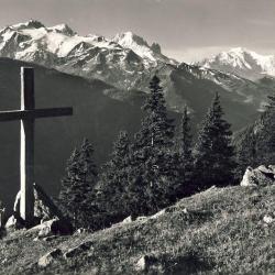 CPA SUISSE Valais A la Creusa Les Marécottes et Salvan