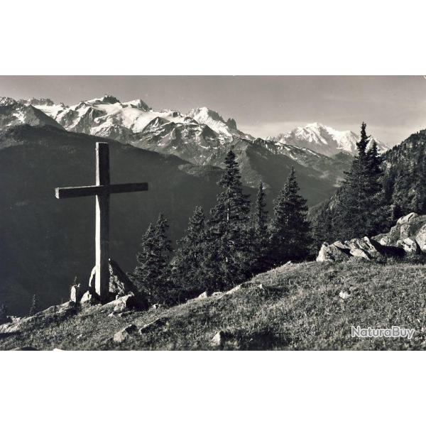 CPA SUISSE Valais A la Creusa Les Marcottes et Salvan