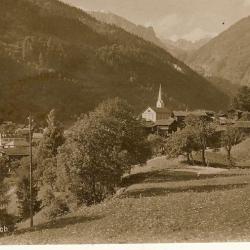 CP Suisse Valais Furkabahn FIESCH Petit village