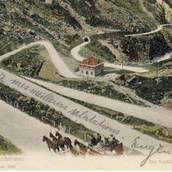 CPA SUISSE TESSIN Gotthardstrasse Gottard Schöllensen