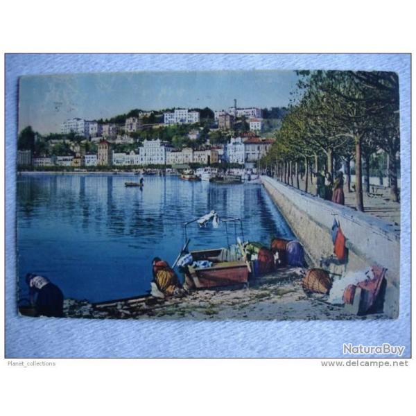 CPA Suisse Tessin Lugano Quai et Htels Lavandires