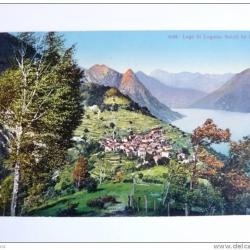 CP Suisse Tessin Saluti da Brè Lago di Lugano Lac Hôtel