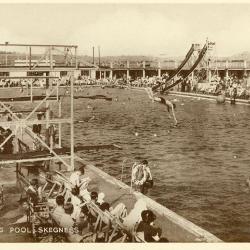 CP Royaume-Uni Angleterre England Bathing pool Skegness