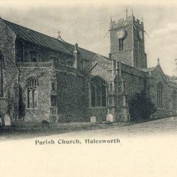 CPA Royaume-Uni Angleterre Parish Church Halesworth